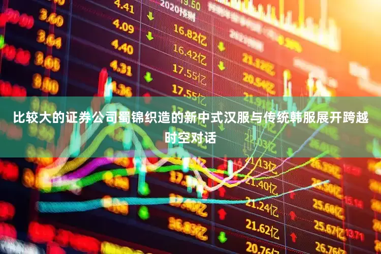 比较大的证券公司蜀锦织造的新中式汉服与传统韩服展开跨越时空对话