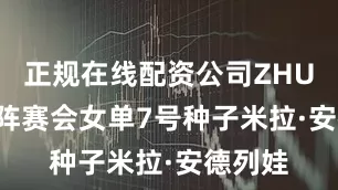 正规在线配资公司ZHULIN对阵赛会女单7号种子米拉·安德列娃